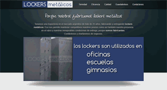 Desktop Screenshot of lockersmetalicos.com.ar